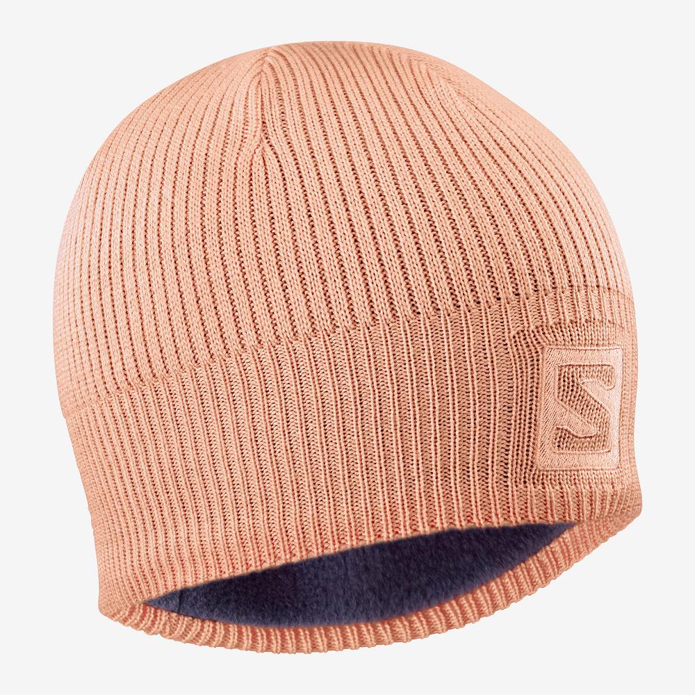 SALOMON LOGO Philippines - Men's Hats - Pink | 142806-XNE